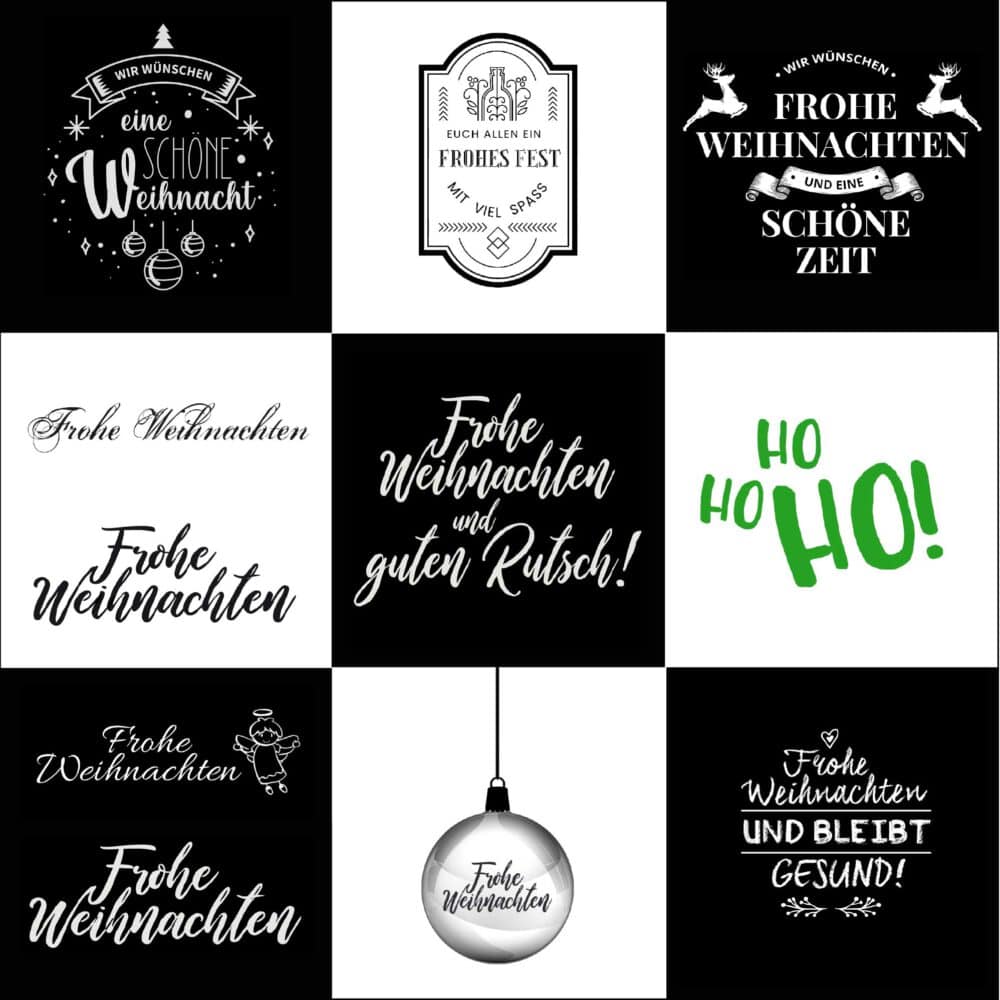 11 Weihnachts-Grußtext-Overlays für Luminar NEO – Bild 4