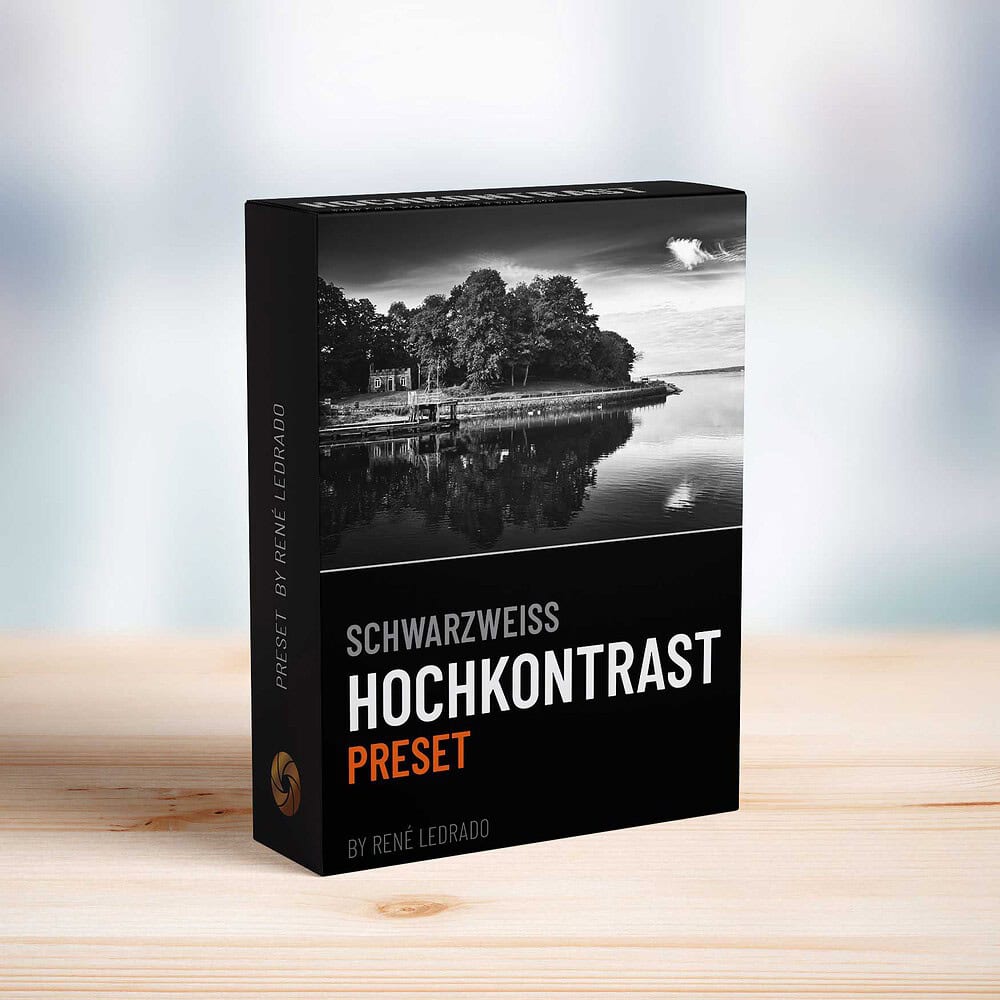 Hochkontrast Schwarzweiß Preset